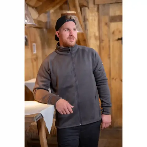 Men's knitted fleece jacket Liska - Image 6