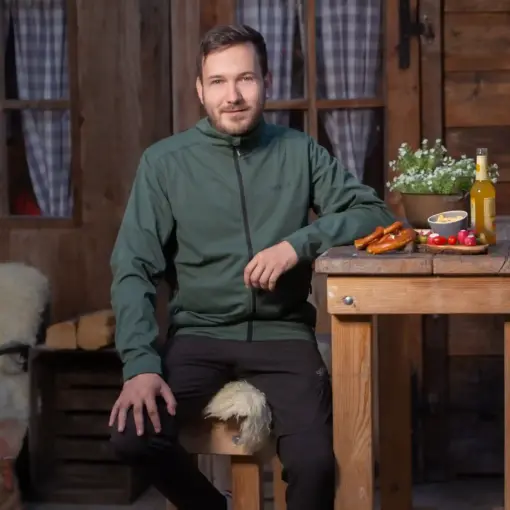 Skratta Hybrid Softshelljacke Herren Fahrradjacke Oskar – Bild 5