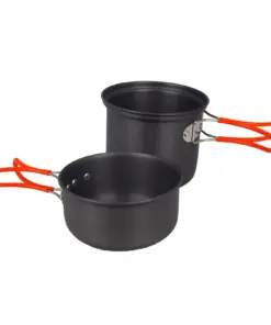 Topf-Set Kochgeschirr Camping 2 Stück Aluminium