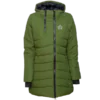 Coat Ladies Long Black/ Green Vancouver
