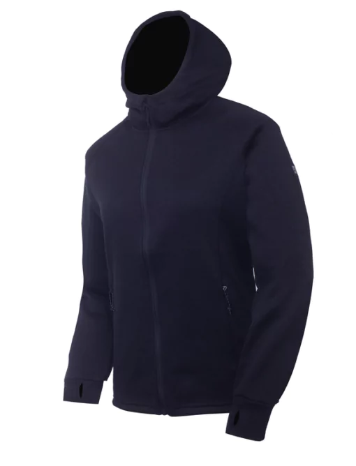 Ladies knitted fleece hoodie Liska - Image 5