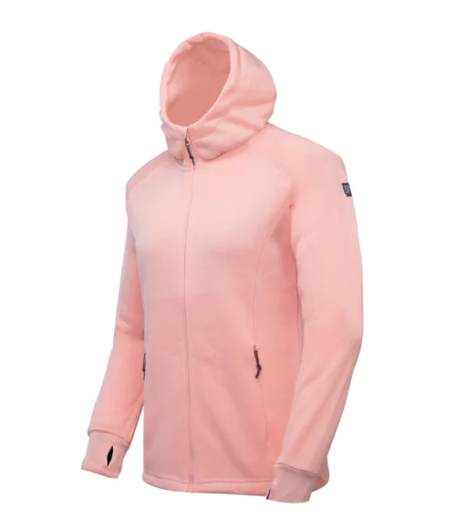 Ladies knitted fleece hoodie Liska - Image 2