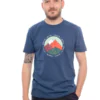 SKRATTA 5823507 Mens Cotton TShirt navy front