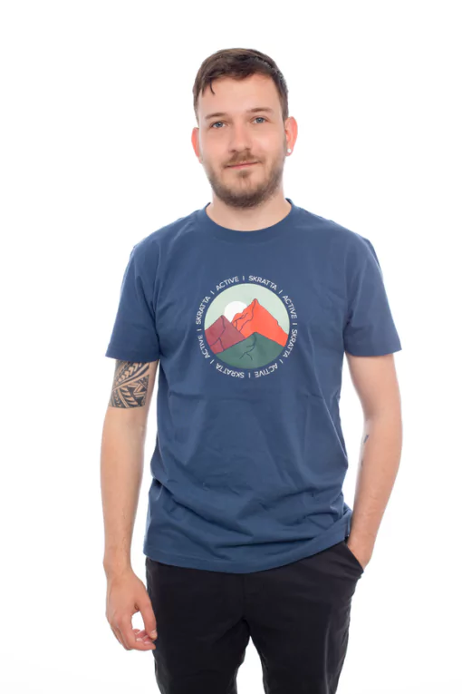 Skratta T-Shirt Herren Baumwolle Milla – Bild 3