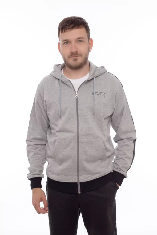 Skratta Hoodie Herren mit Reißverschluss Thor – Bild 3